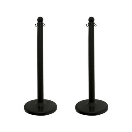 Accuform MEDIUM DUTY STANCHION POSTS COLOR PRC203BK PRC203BK